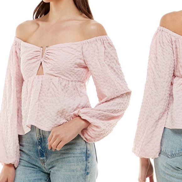 WAYF ✨ VALLEY OFF THE SHOULDER TOP NWT - Picture 6 of 6